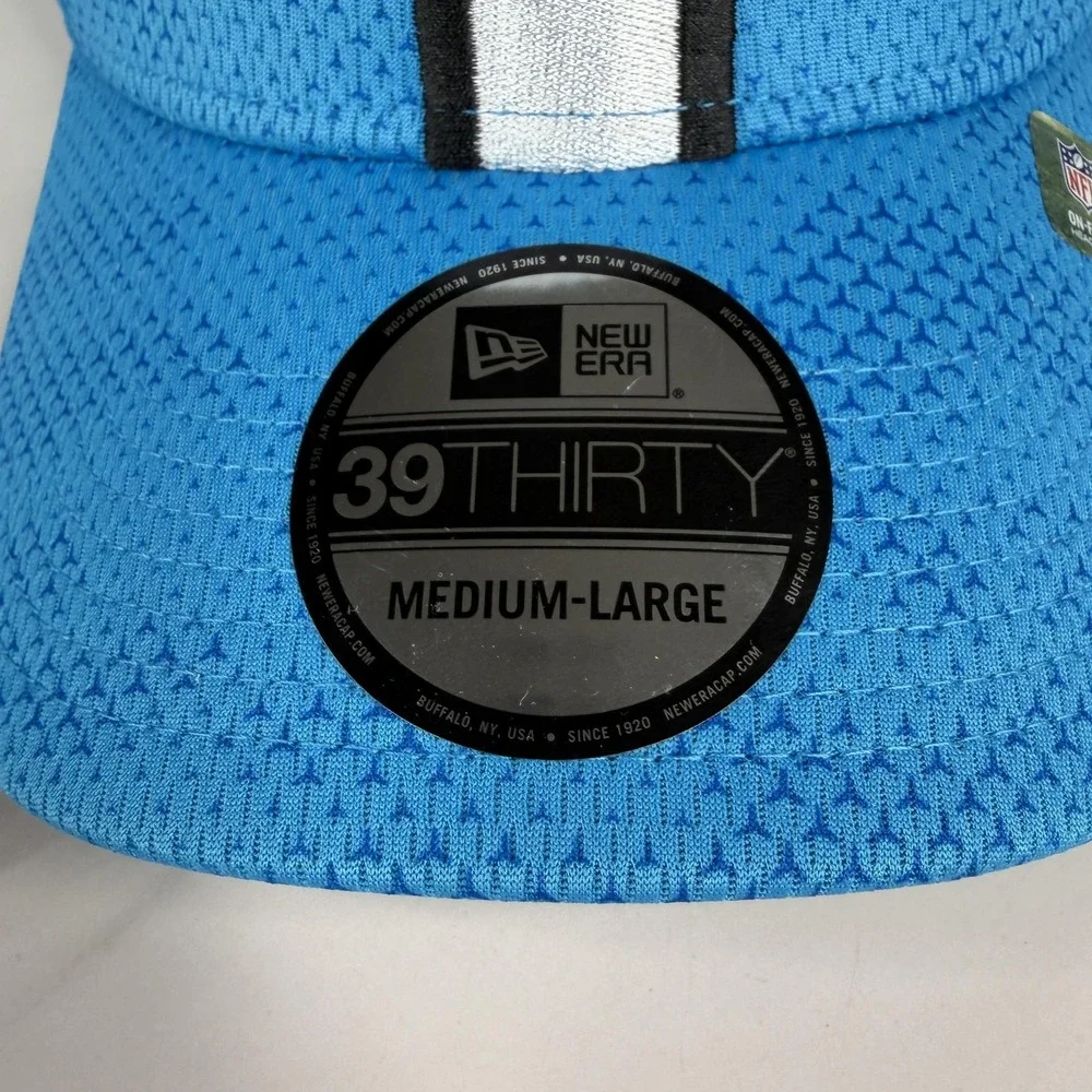 Carolina Panthers Hat Cap Fitted Mens Large Blue NFL Football‎ 39THIRTY M/L